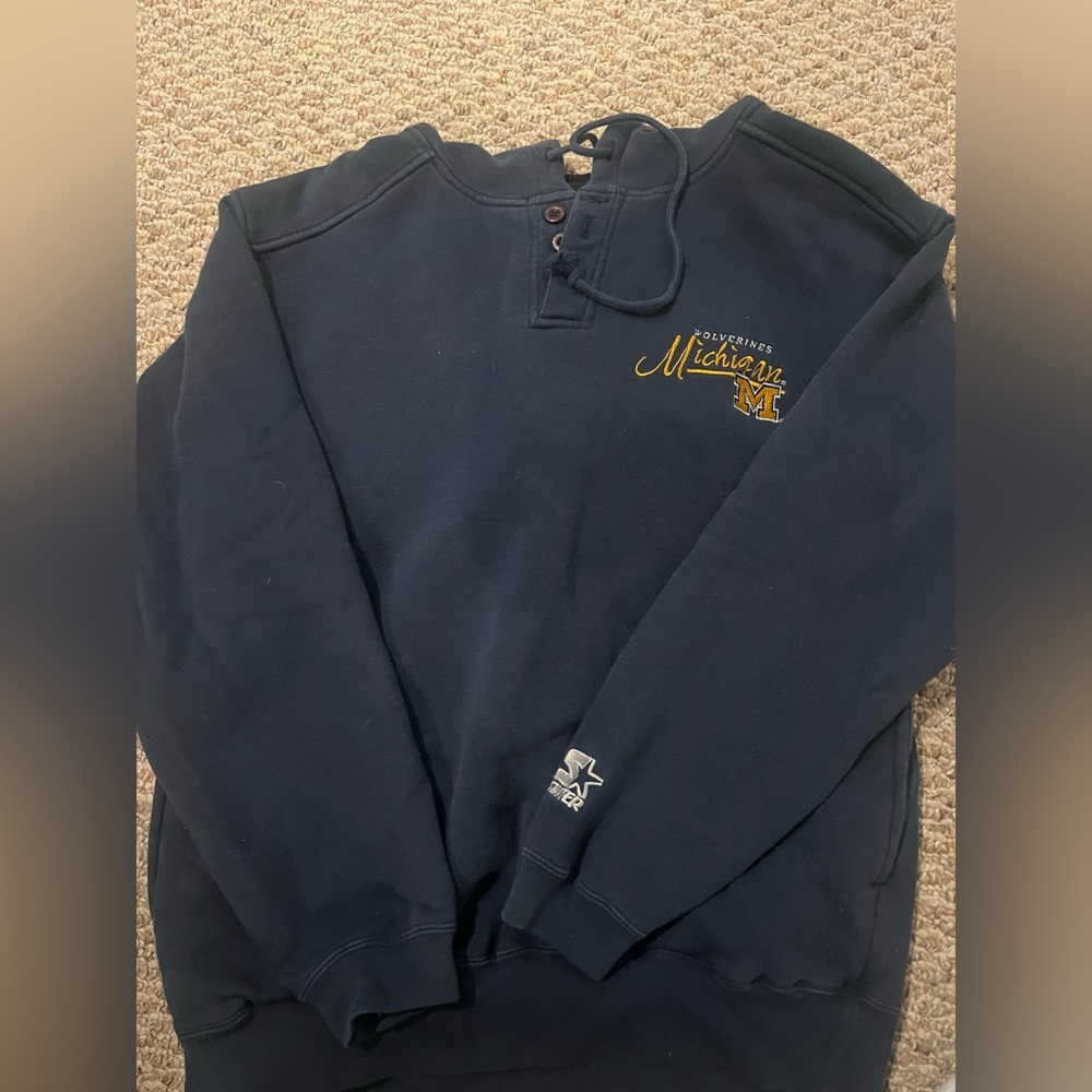 Vintage Starter Michigan Hoodie